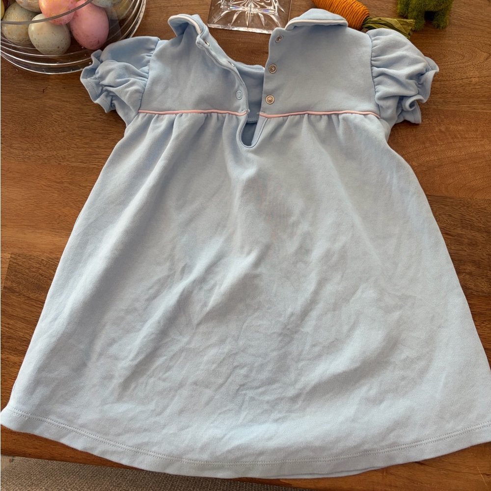 The Beaufort Bonnet Company Light Blue Easter Bunny Dress - Picture 3 of 5